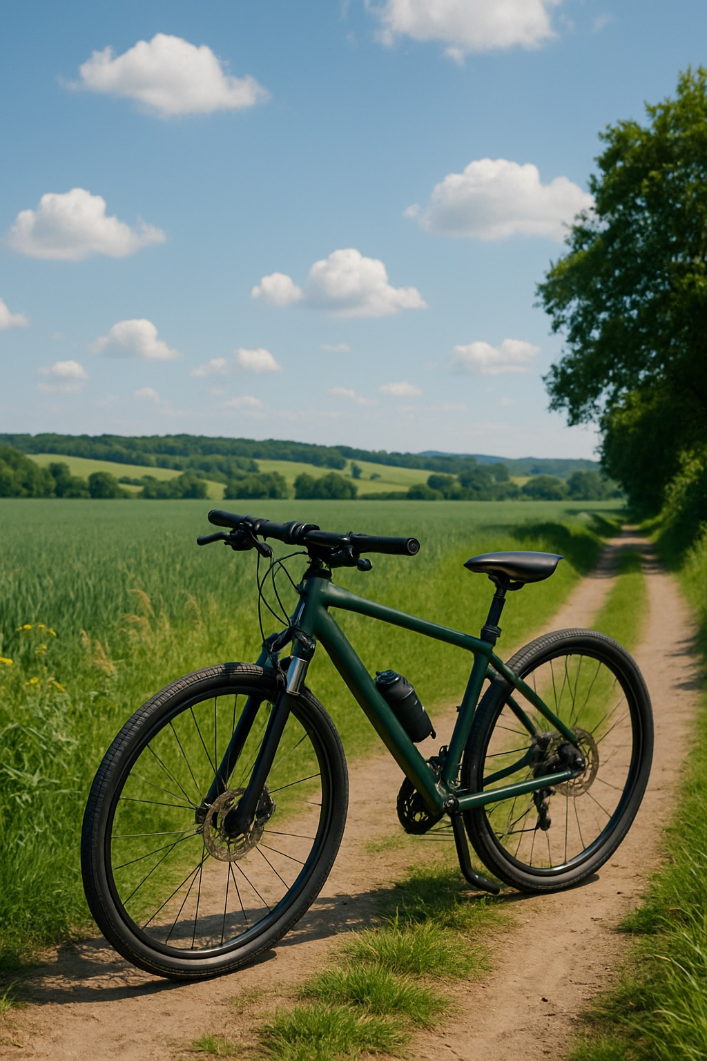 Champagne countryside landscape